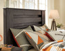 Brinxton Full Panel Bed with Mirrored Dresser, Chest and 2 Nightstands Huntsville Furniture Outlet