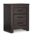 Brinxton Full Panel Bed with Mirrored Dresser, Chest and 2 Nightstands Huntsville Furniture Outlet