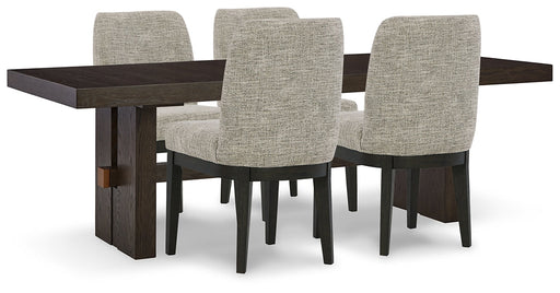 Burkhaus Dining Table and 4 Chairs Huntsville Furniture Outlet