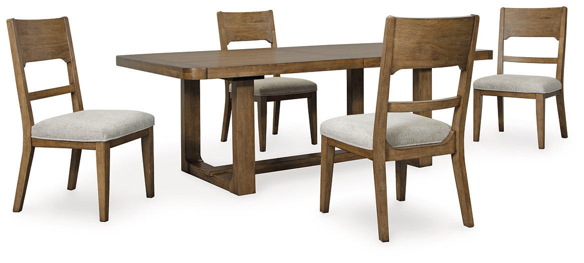 Cabalynn Dining Table and 4 Chairs Huntsville Furniture Outlet