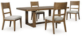 Cabalynn Dining Table and 4 Chairs Huntsville Furniture Outlet