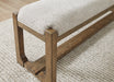 Cabalynn Dining Table and 4 Chairs and Bench Huntsville Furniture Outlet