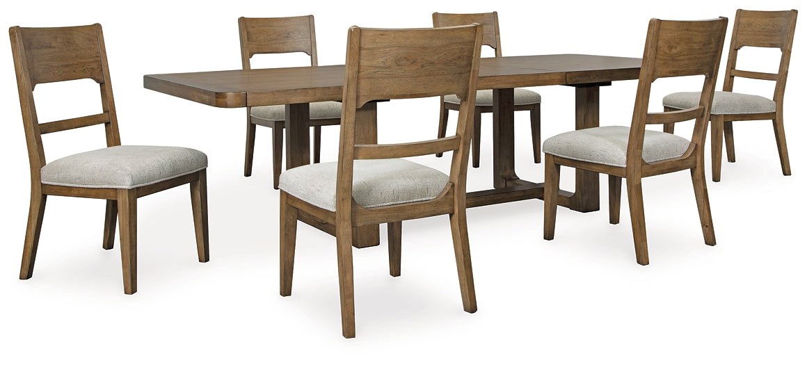 Cabalynn Dining Table and 6 Chairs Huntsville Furniture Outlet