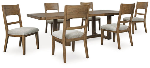 Cabalynn Dining Table and 6 Chairs Huntsville Furniture Outlet