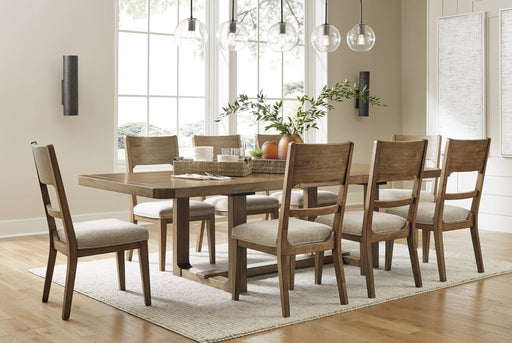 Cabalynn Dining Table and 8 Chairs Huntsville Furniture Outlet