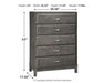 Caitbrook Queen Storage Bed with 8 Drawers with Dresser and Chest Huntsville Furniture Outlet