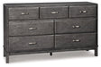 Caitbrook Queen Storage Bed with 8 Drawers with Dresser and Chest Huntsville Furniture Outlet