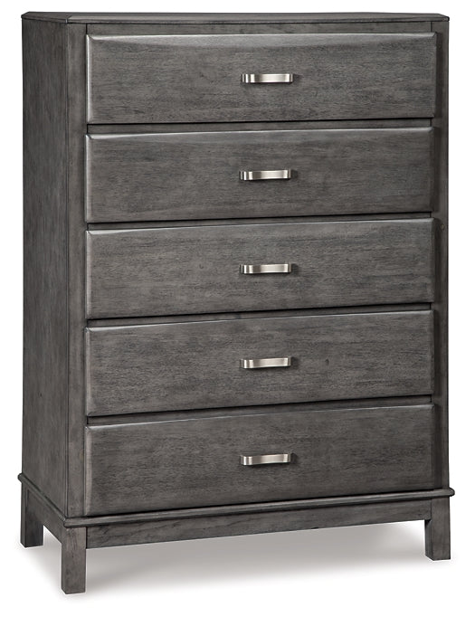 Caitbrook Queen Storage Bed with 8 Drawers with Dresser and Chest Huntsville Furniture Outlet
