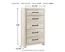 Cambeck King/California King Upholstered Panel Headboard with Mirrored Dresser and Chest Huntsville Furniture Outlet