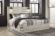Cambeck King Panel Bed with 2 Storage Drawers with Mirrored Dresser and Chest Huntsville Furniture Outlet