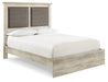 Cambeck King Upholstered Panel Bed with Mirrored Dresser, Chest and 2 Nightstands Huntsville Furniture Outlet