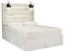 Cambeck Queen Panel Headboard with Mirrored Dresser and Chest Huntsville Furniture Outlet