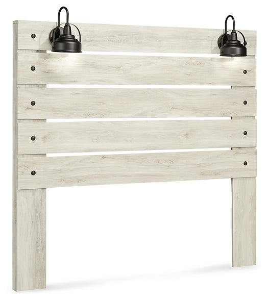 Cambeck Queen Panel Headboard with Mirrored Dresser and Chest Huntsville Furniture Outlet
