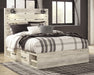 Cambeck Twin Panel Bed with 4 Storage Drawers with Mirrored Dresser and Chest Huntsville Furniture Outlet