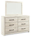 Cambeck Twin Panel Bed with Mirrored Dresser, Chest and Nightstand Huntsville Furniture Outlet