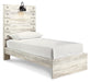Cambeck Twin Panel Bed with Mirrored Dresser, Chest and Nightstand Huntsville Furniture Outlet