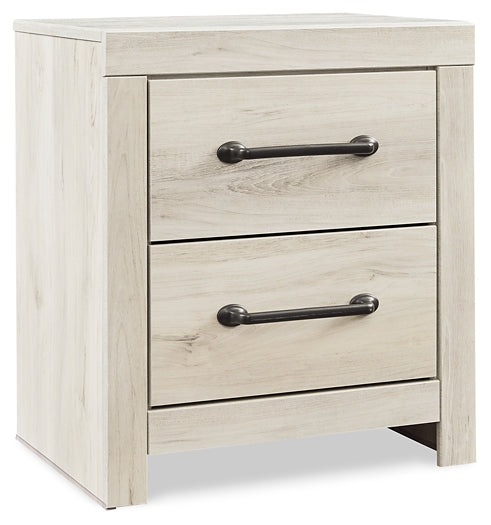 Cambeck Twin Panel Bed with Mirrored Dresser, Chest and Nightstand Huntsville Furniture Outlet