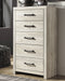 Cambeck Twin Panel Bed with Mirrored Dresser, Chest and Nightstand Huntsville Furniture Outlet
