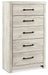 Cambeck Twin Panel Bed with Mirrored Dresser, Chest and Nightstand Huntsville Furniture Outlet