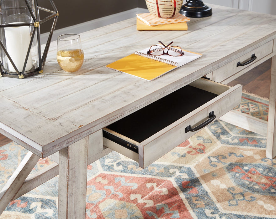 Carynhurst Home Office Desk and Storage Huntsville Furniture Outlet