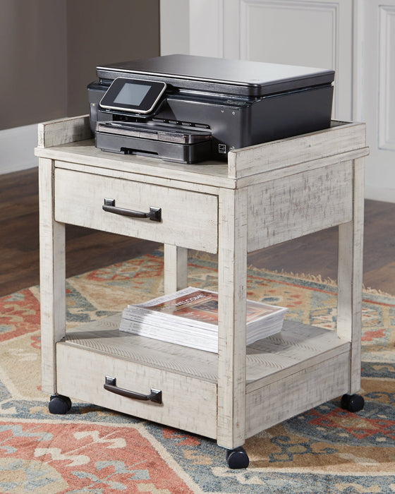 Carynhurst Home Office Desk and Storage Huntsville Furniture Outlet