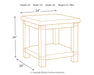 Carynhurst Rectangular End Table Huntsville Furniture Outlet