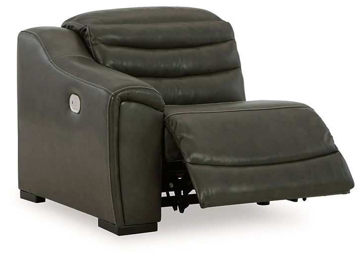 Center Line 3-Piece Sectional with Recliner Huntsville Furniture Outlet