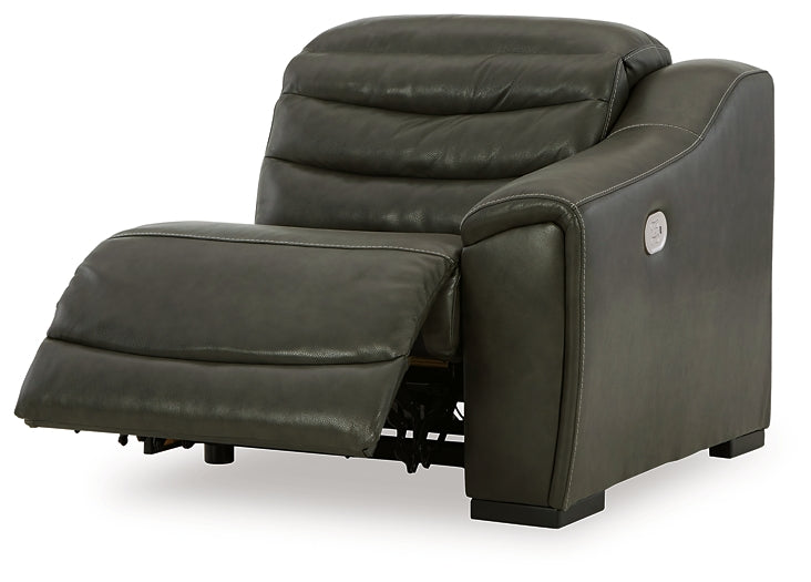 Center Line 3-Piece Sectional with Recliner Huntsville Furniture Outlet