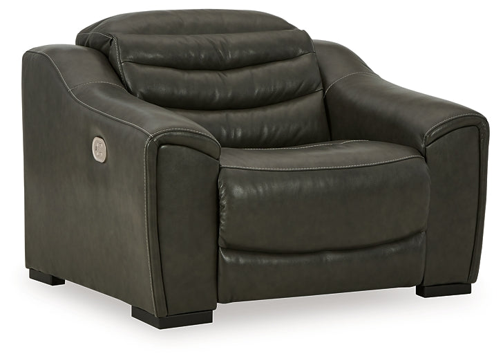 Center Line 3-Piece Sectional with Recliner Huntsville Furniture Outlet