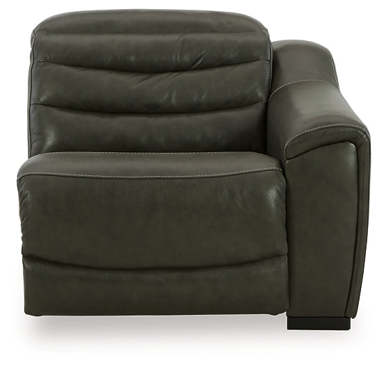 Center Line 3-Piece Sectional with Recliner Huntsville Furniture Outlet