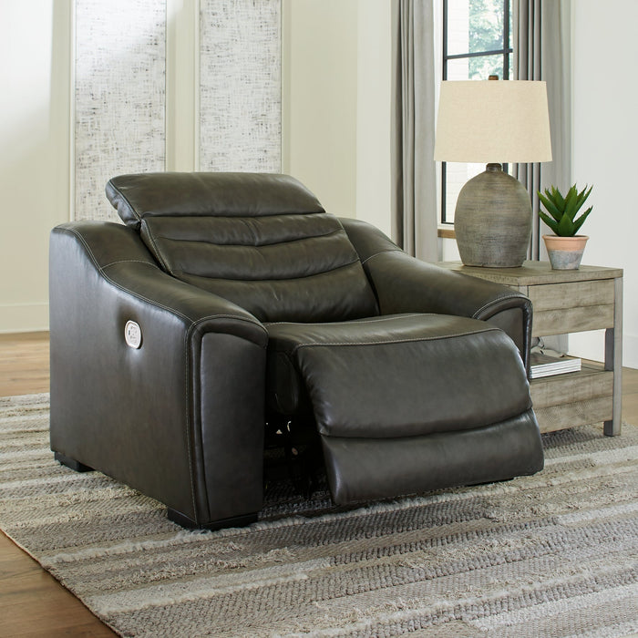 Center Line 3-Piece Sectional with Recliner Huntsville Furniture Outlet