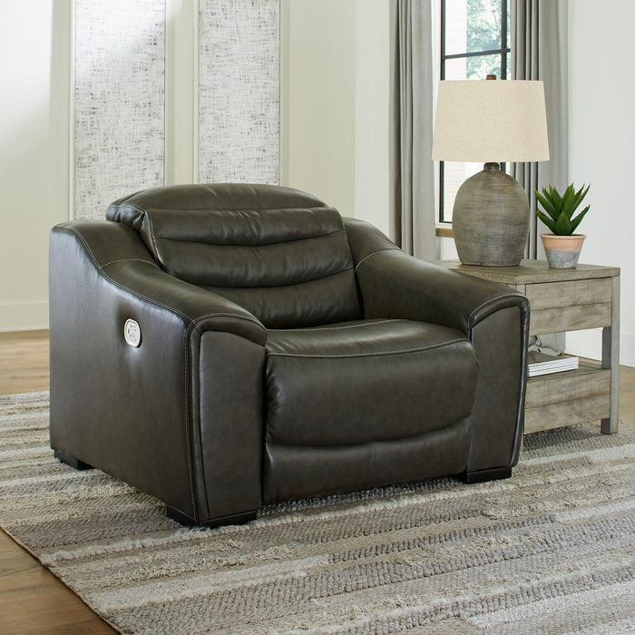 Center Line 3-Piece Sectional with Recliner Huntsville Furniture Outlet