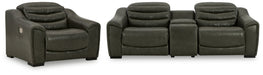 Center Line 3-Piece Sectional with Recliner Huntsville Furniture Outlet