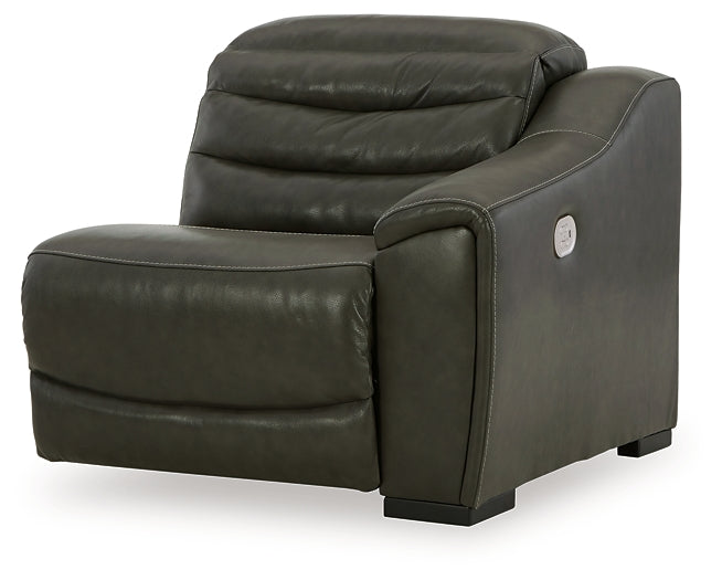 Center Line 3-Piece Sectional with Recliner Huntsville Furniture Outlet