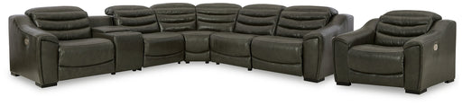 Center Line 6-Piece Sectional with Recliner Huntsville Furniture Outlet