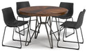 Centiar Dining Table and 4 Chairs Huntsville Furniture Outlet