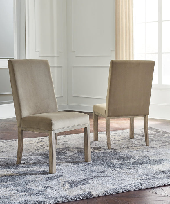 Chrestner Dining Table and 4 Chairs Huntsville Furniture Outlet