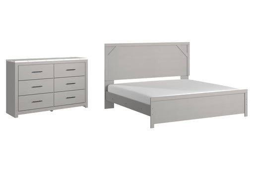 Cottonburg King Panel Bed with Dresser Huntsville Furniture Outlet