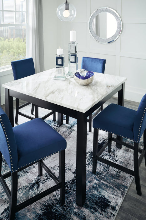 Cranderlyn Square Counter TBL Set (5/CN) Huntsville Furniture Outlet