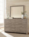 Culverbach Full Panel Bed with Mirrored Dresser Huntsville Furniture Outlet