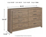 Culverbach Six Drawer Dresser Huntsville Furniture Outlet