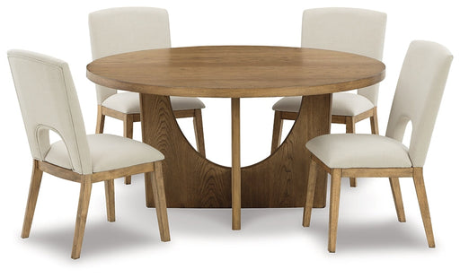 Dakmore Dining Table and 4 Chairs Huntsville Furniture Outlet