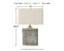 Deondra Metal Table Lamp (1/CN) Huntsville Furniture Outlet