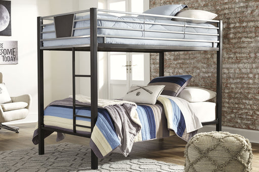 Dinsmore Twin/Twin Bunk Bed w/Ladder Huntsville Furniture Outlet