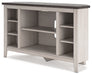 Dorrinson Corner TV Stand/Fireplace OPT Huntsville Furniture Outlet