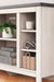 Dorrinson Corner TV Stand/Fireplace OPT Huntsville Furniture Outlet
