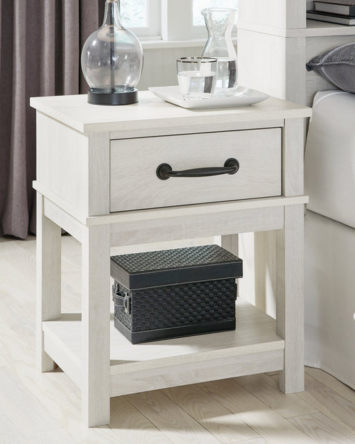 Dorrinson One Drawer Night Stand Huntsville Furniture Outlet