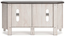 Dorrinson Small Corner TV Stand Huntsville Furniture Outlet