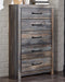 Drystan Full Bookcase Bed with 2 Storage Drawers with Mirrored Dresser, Chest and Nightstand Huntsville Furniture Outlet