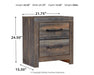 Drystan Full Bookcase Bed with 2 Storage Drawers with Mirrored Dresser, Chest and Nightstand Huntsville Furniture Outlet